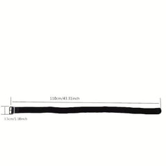 Set of 5 Elastic Belts - Coffee