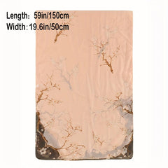 Vintage Tree Print Chiffon Scarf Long Shawl Windproof Head Wrap
