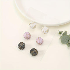 6pcs Candy Hijab Magnetic Pins Sequin Strength Magnetic Scarf