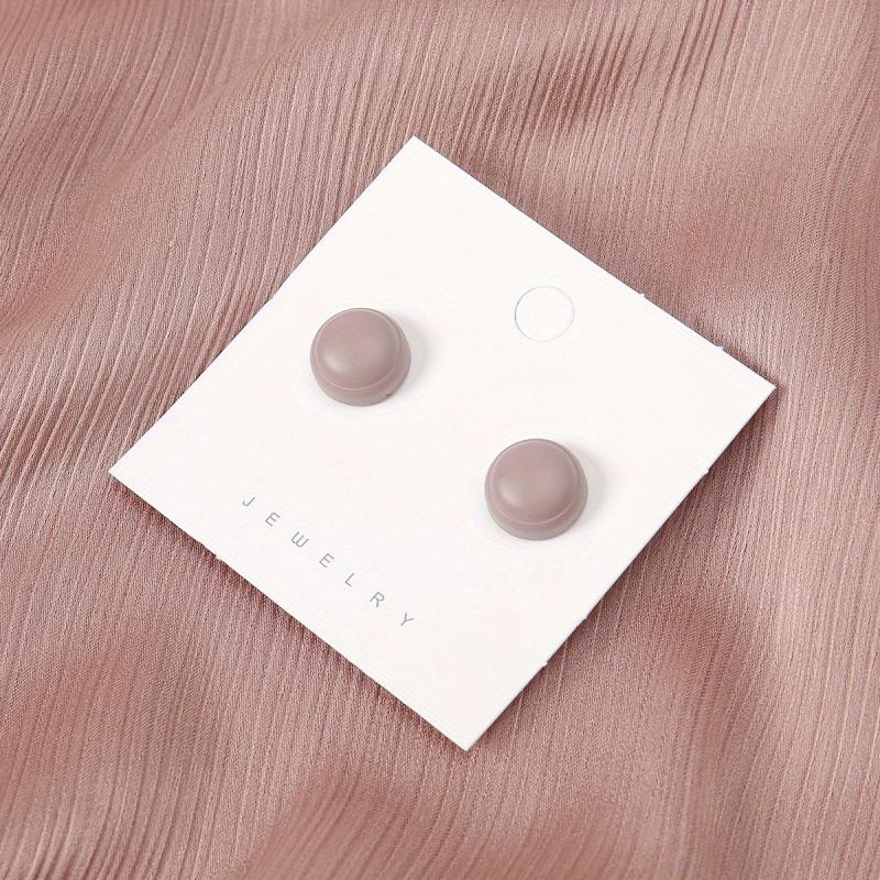 2pcs Scarf Frosted Solid Magnet Fixed Buckle Women Shawl Wrap Accessories