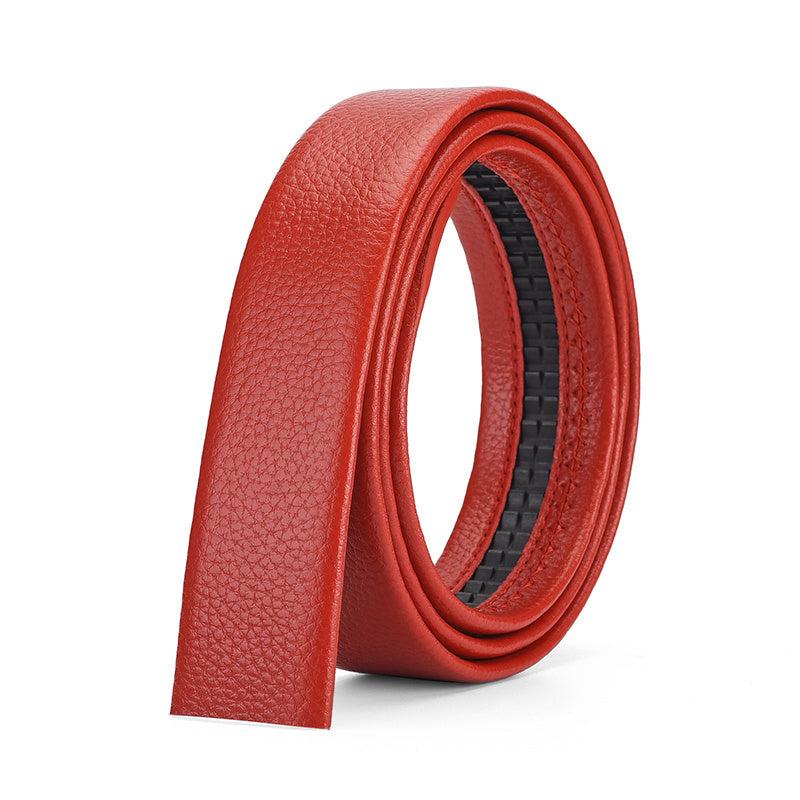 Men's Business Belt with Automatic Buckle