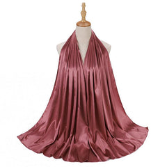 Silky Soft Long Chiffon Scarf Women's Shawl