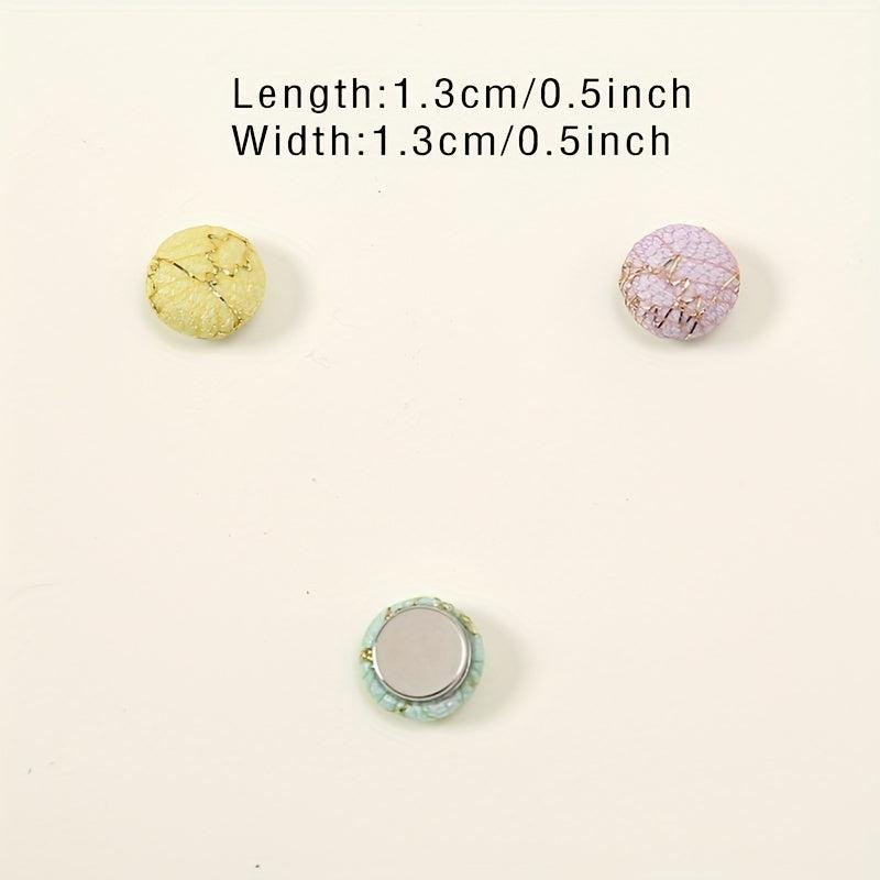 6pcs Magnet Buckle Hijab Pins Scarf Clip for Women
