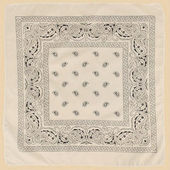 Classic Paisley Print Bandana Vintage Square Scarf Head Wraps