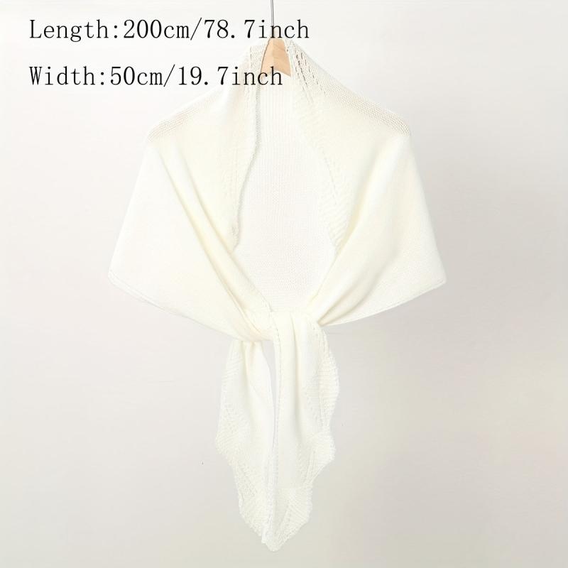 Geometry Knitted Sunscreen Shawl for Women