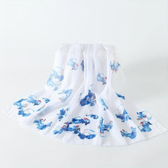 Chiffon Scarf Shawl Lightweight Breathable Versatile Wrap