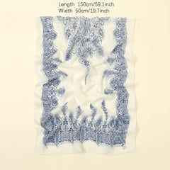 Breathable Print Scarf Sunscreen Shawl Casual Outdoor Wrap