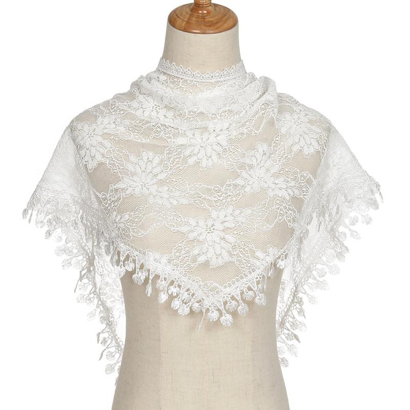 Triangular Lace Veil Prayer Church Veil Women Headcovering Lace Scarf