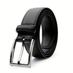 Men's Leather Dress Belt & Casual Belts for Work - Single Prong Buckle