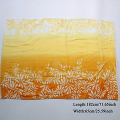 Print Scarf Gradient Breathable Shawl Windproof Sunproof