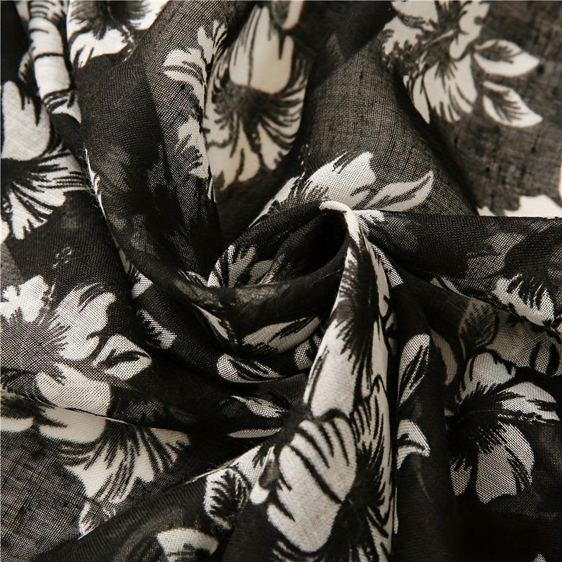 Fringed Scarf Thin Breathable Sunscreen Shawl Soft Long Wrap