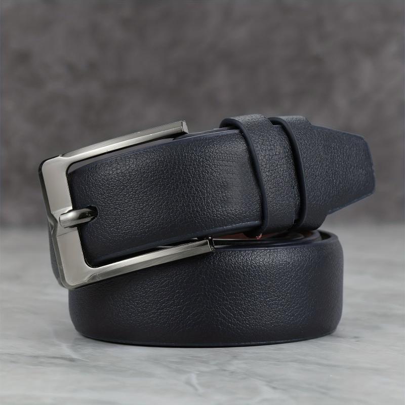 Men's Pin Buckle Belt PU Leather Casual Jeans Pants Strap