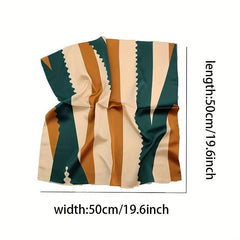 Classic Bandana Satin Square Scarf Necke...