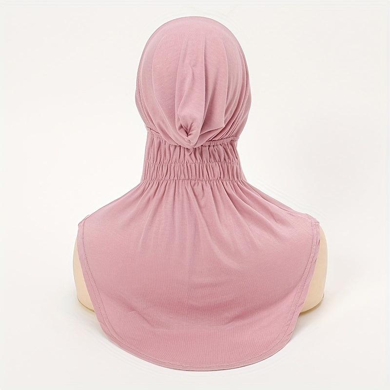 Solid Elastic Hijab Soft Turban Inner Cap Underscarf Bonnet