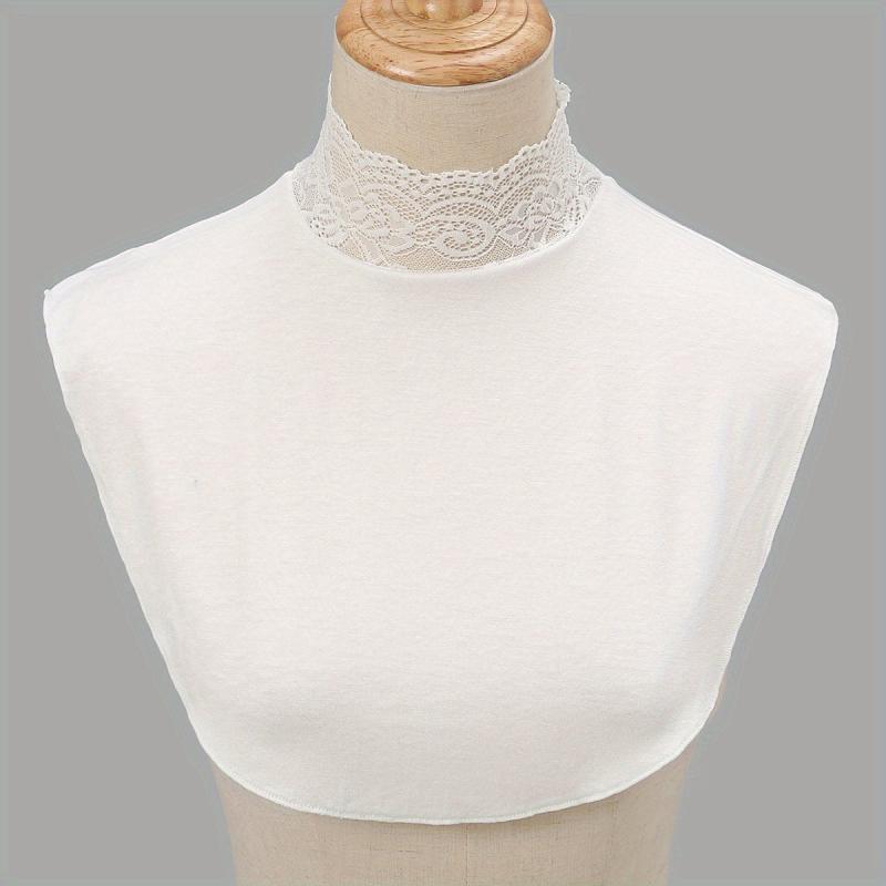 Solid Lace Faux Collar False Collar Detachable Half Shirt Blouse