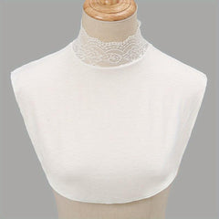 Solid Lace Faux Collar False Collar Detachable Half Shirt Blouse