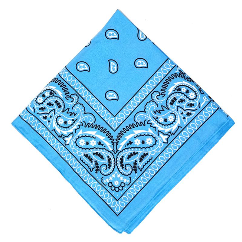 Paisley Print Bandana 55 Casual Square Scarf Handkerchief Hip Hop Cowboy Cowgirl