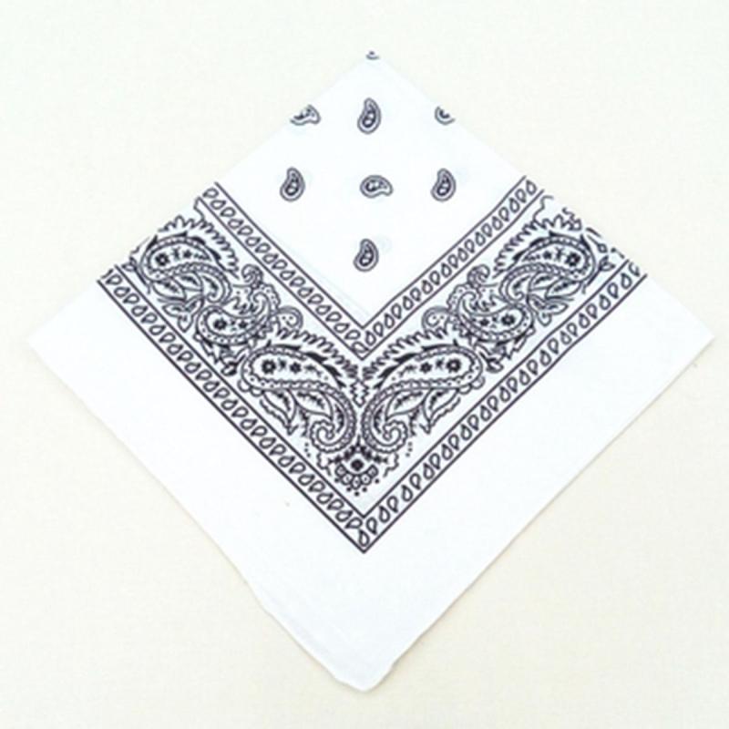 Paisley Print Bandana 55 Casual Square Scarf Handkerchief Hip Hop Cowboy Cowgirl