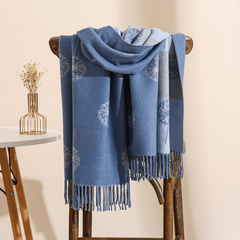 Autumn Winter Leafy Scarf
