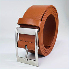Men's Square Pin Buckle Belt For Denim Pants Jeans Casual Daily