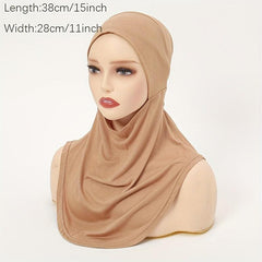 Elastic Hijab Breathable Headband Sunscreen Turban