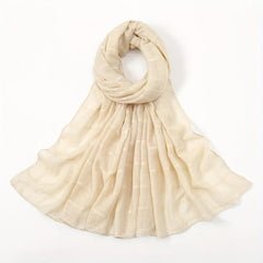 Plaid Scarf Casual Shawl Hijab Women Outdoor Head Wraps Turban