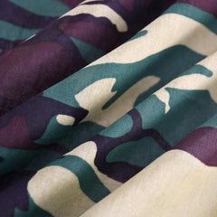 Camouflage Print Bandana Hip Hop Square Scarf Neckerchief Unisex