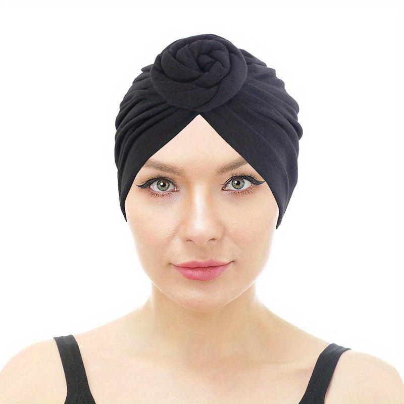Twist Braided Hair Scarf Turban Cap Chemo Hats
