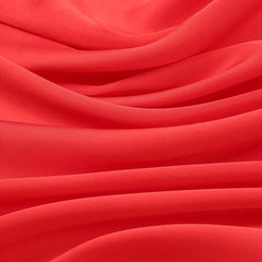 Red Satin Bandana Square Scarf Neckerchief Head Wrap Hair Accessory