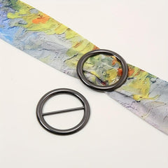 Ring Scarf Buckle Metal Pin Buckle Dress Accessories