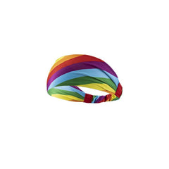 Rainbow Stripes Sports Headband LGBT Pride Love Is Love Sweatband