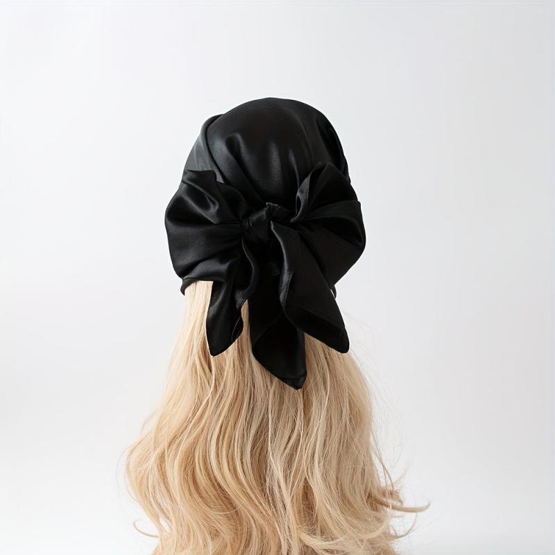 Satin Square Scarf Classic Casual Shawl Women Head Wrap Bandana