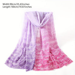 Paisley Print Scarf Boho Block Shawl Frayed Edge Windproof Head Wrap Sunscreen