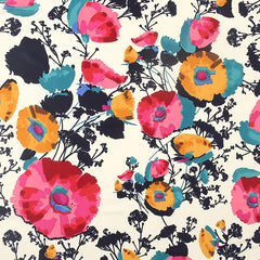 Women's Floral Silk Scarf Shawl Neck Wrap Headscarf Windproof Hair Accessory