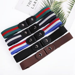Stretch Elastic Waist Belt For Women Men No Hassle Belt