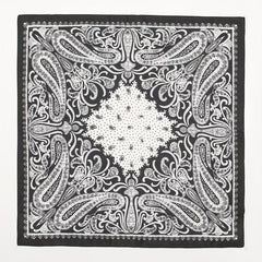 Paisley Print Bandana Silk Square Scarf Neckerchief Head Wrap