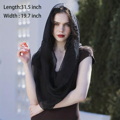 Thin Gauze Scarf Ramadan Headscarf Women Hijab Breathable Sunscreen Bandana