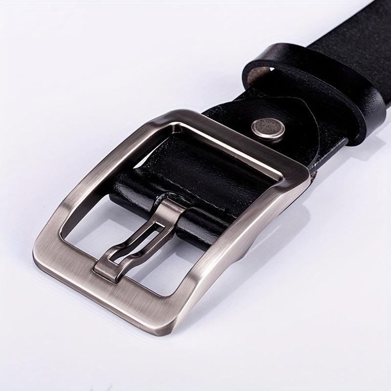 Men's PU Leather Buckle Belt Business Belt Joker Belt