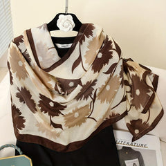 Bohemia Print Cotton Linen Scarf Geometric Flower Tassel Shawl