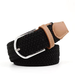 Men's Casual Stretch Knit Buckle Belt - Gift For Him