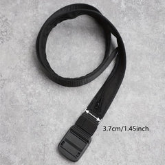 Men's Tactical Leather Belt with Zipper - Outdoor Belt