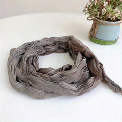 Distressed Tie Dye Neck Tie Scarf Vintage Rhombus Warm Shawl