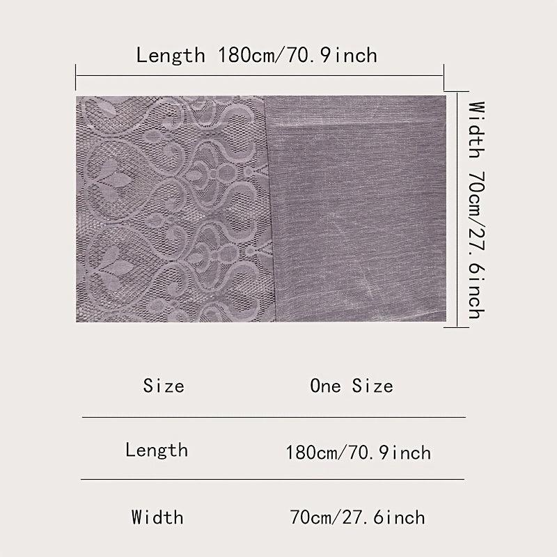Solid Lace Headband Women's Scarf Shawl with Fringe