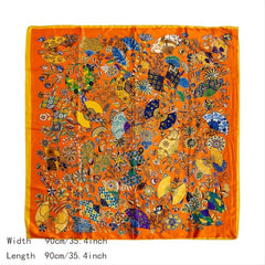 Square Scarf Hijab Women Satin Silk Bandana Headband Neckerchief