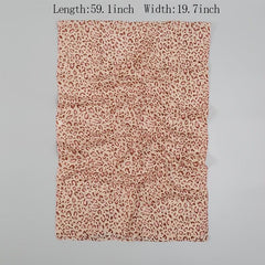 Leopard Print Chiffon Scarf Classic Shawl Sunscreen Windproof