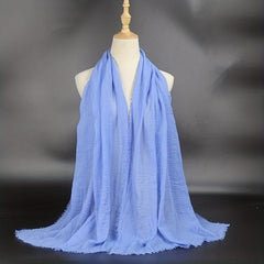 Boho Style Rushed Scarf Wrap for Daily Decoration Gift