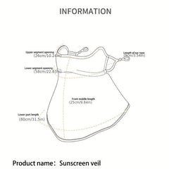 Sunscreen Mask Summer Driving Neck Protection