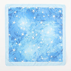 Stars Print Bandana Casual Square Scarf Women Neckerchief Head Wrap