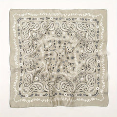 Classic Paisley Print Scarf Silk Square Shawl Sunscreen Head Wrap