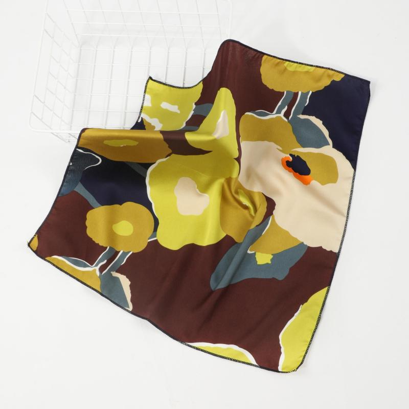Y2K Style Camouflage Square Scarf Inelastic Bandana